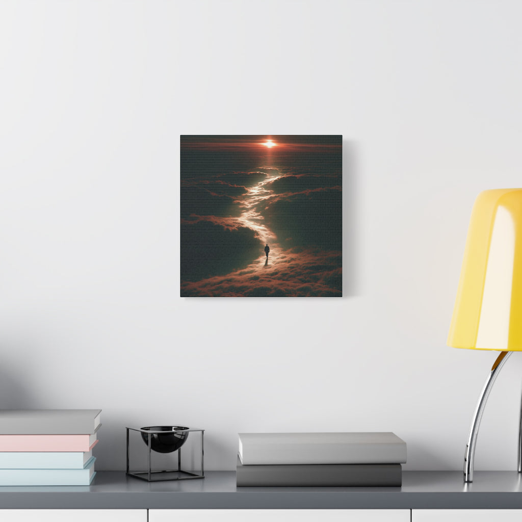 Cloud walker matte canvas print