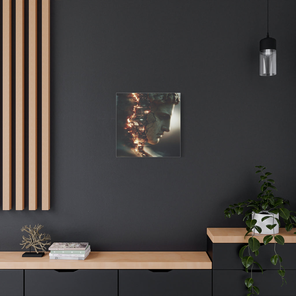 Entropy matte canvas print