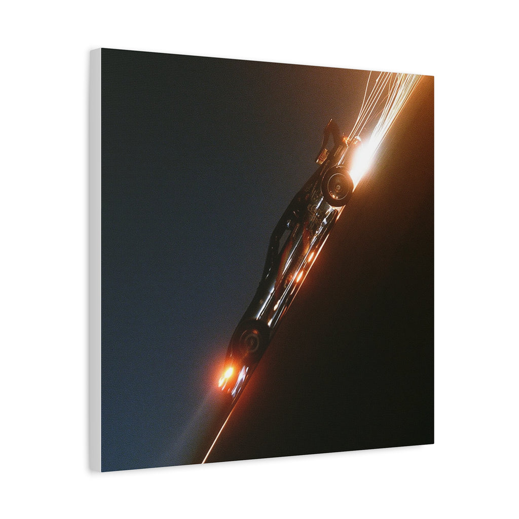 Speed matte canvas print