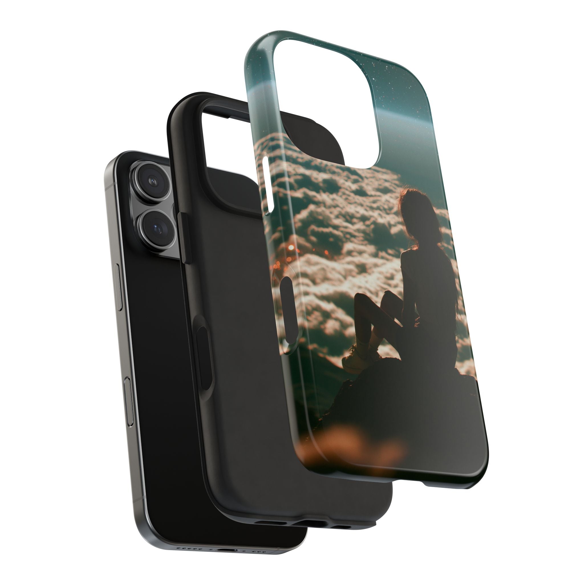 Lonely girl phone case
