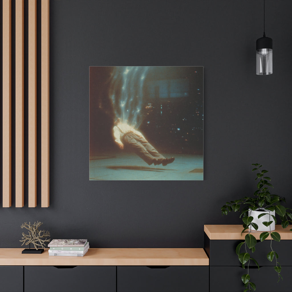 Energy drain matte canvas print