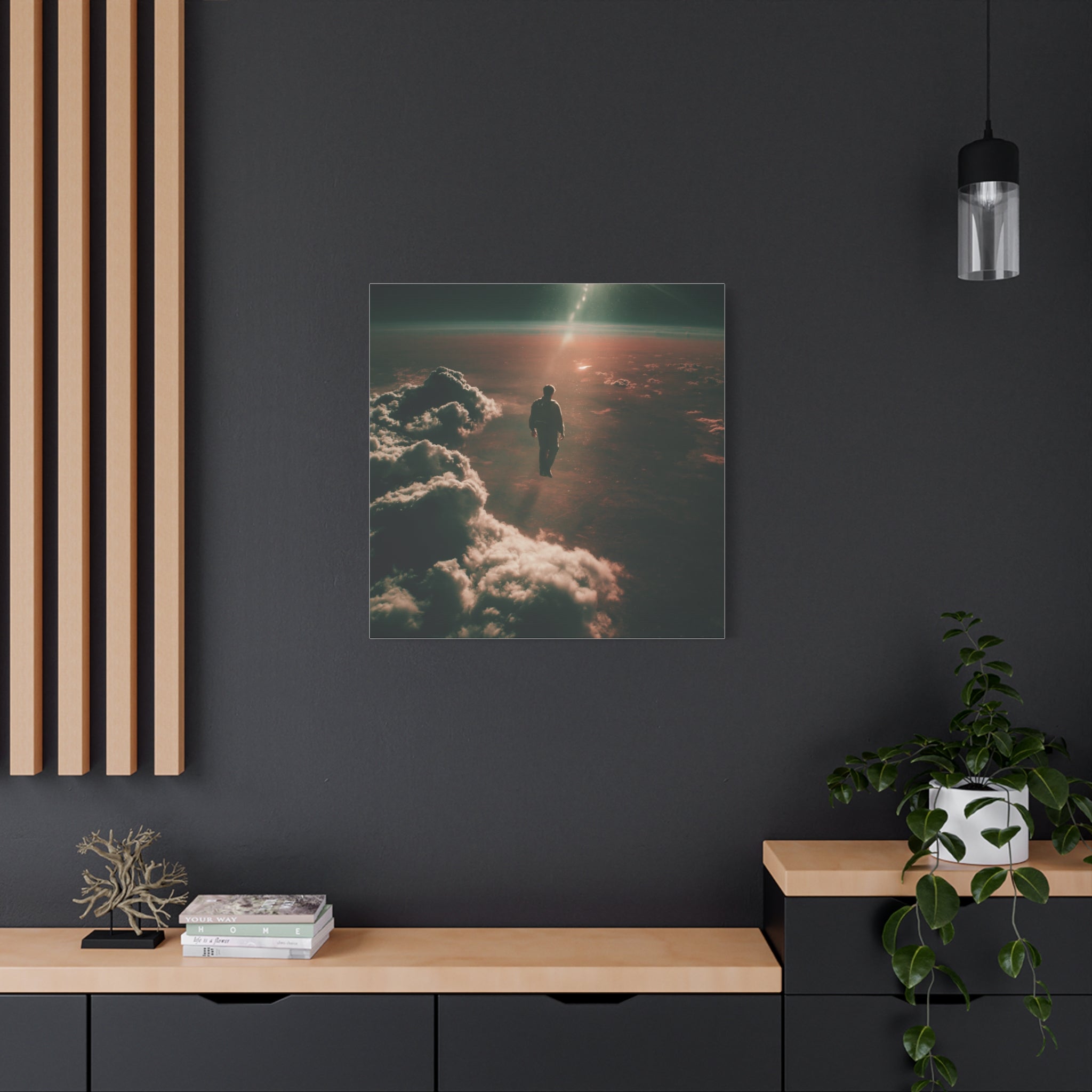 Wanderer matte Canvas print