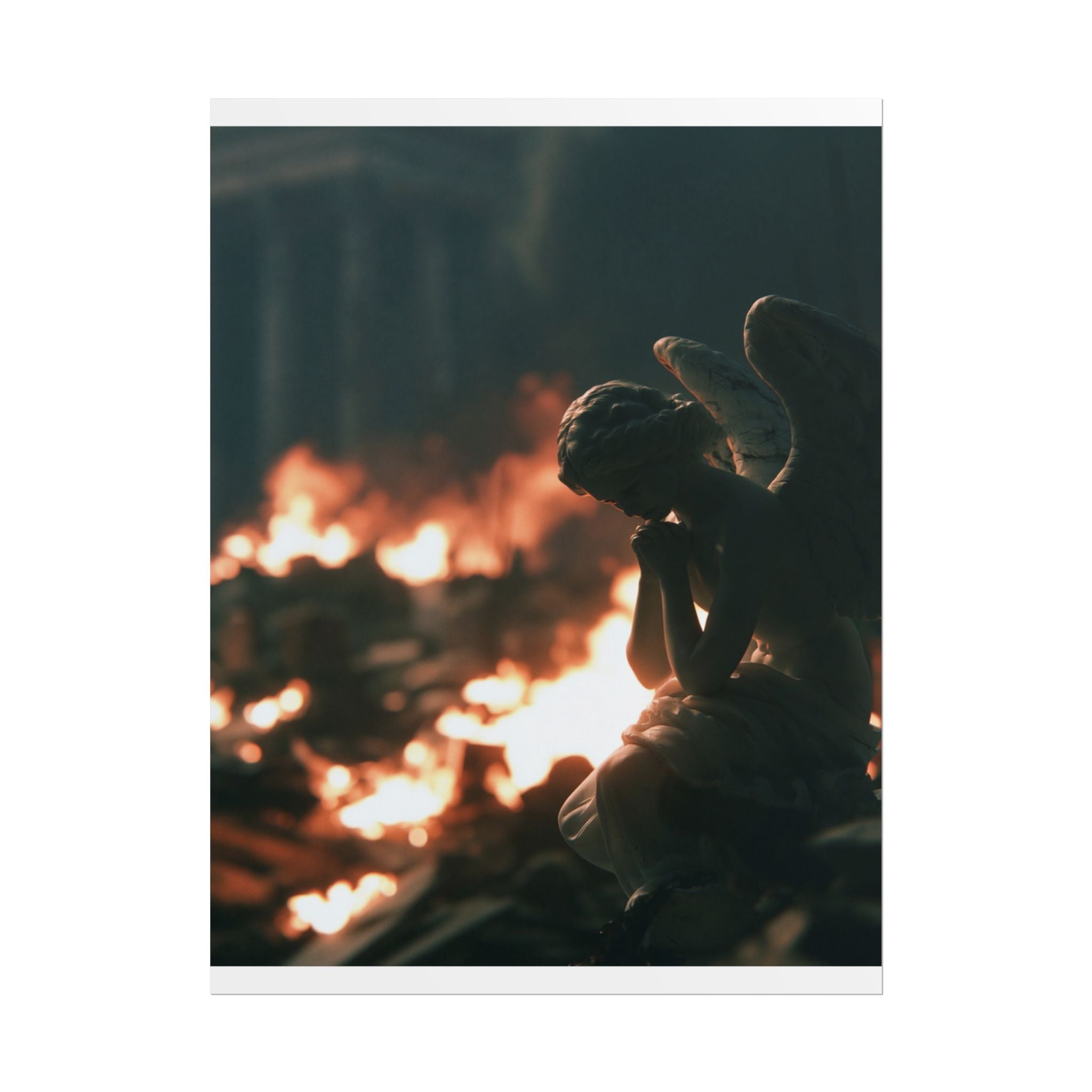 Mourning angel poster