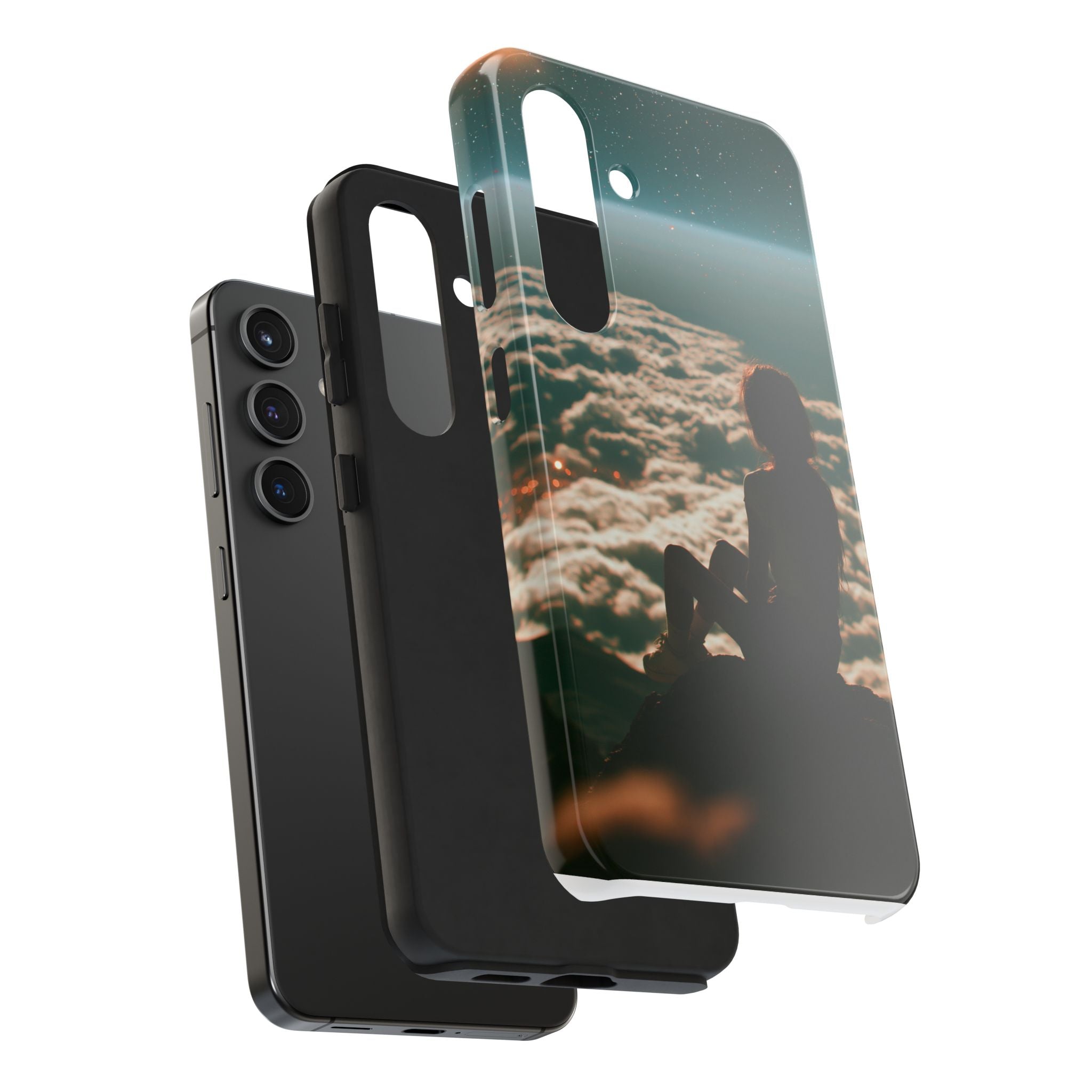 Lonely girl phone case