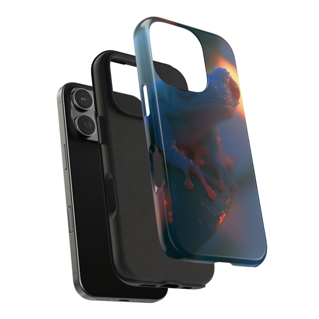 Sunset treefrog phone case