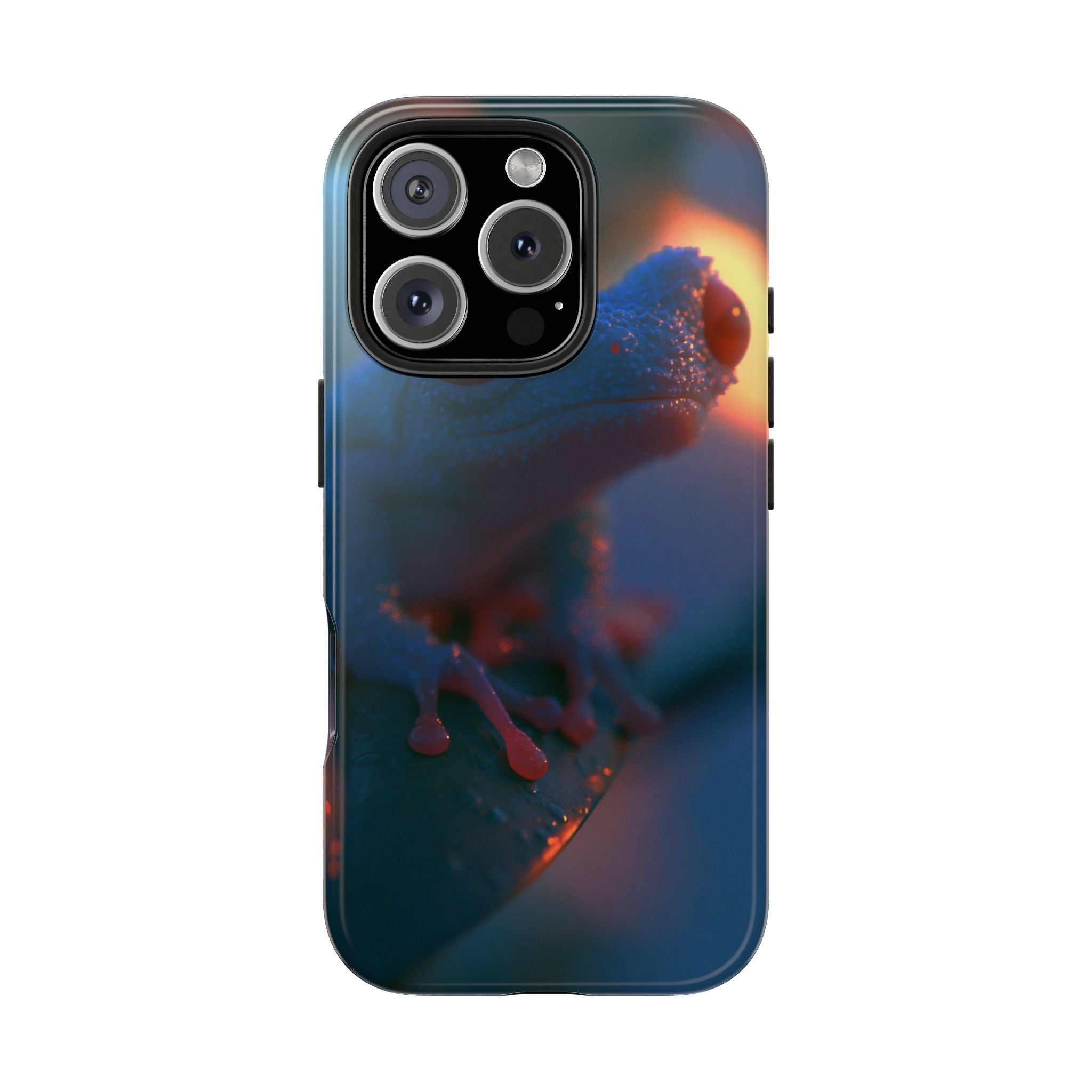 Sunset treefrog phone case