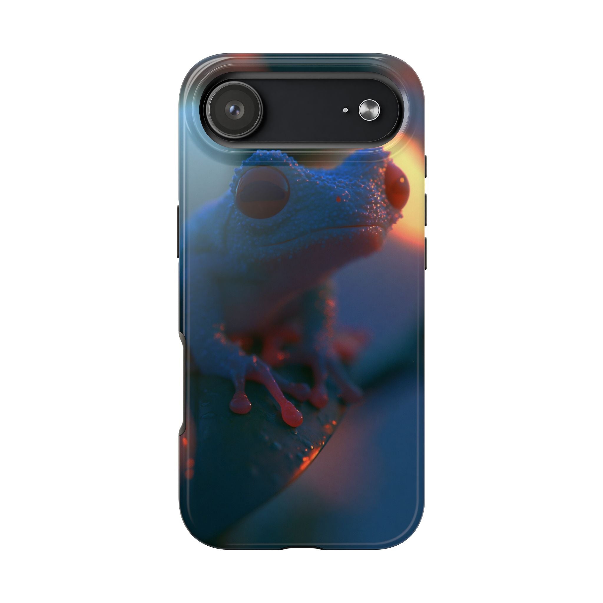 Sunset treefrog phone case