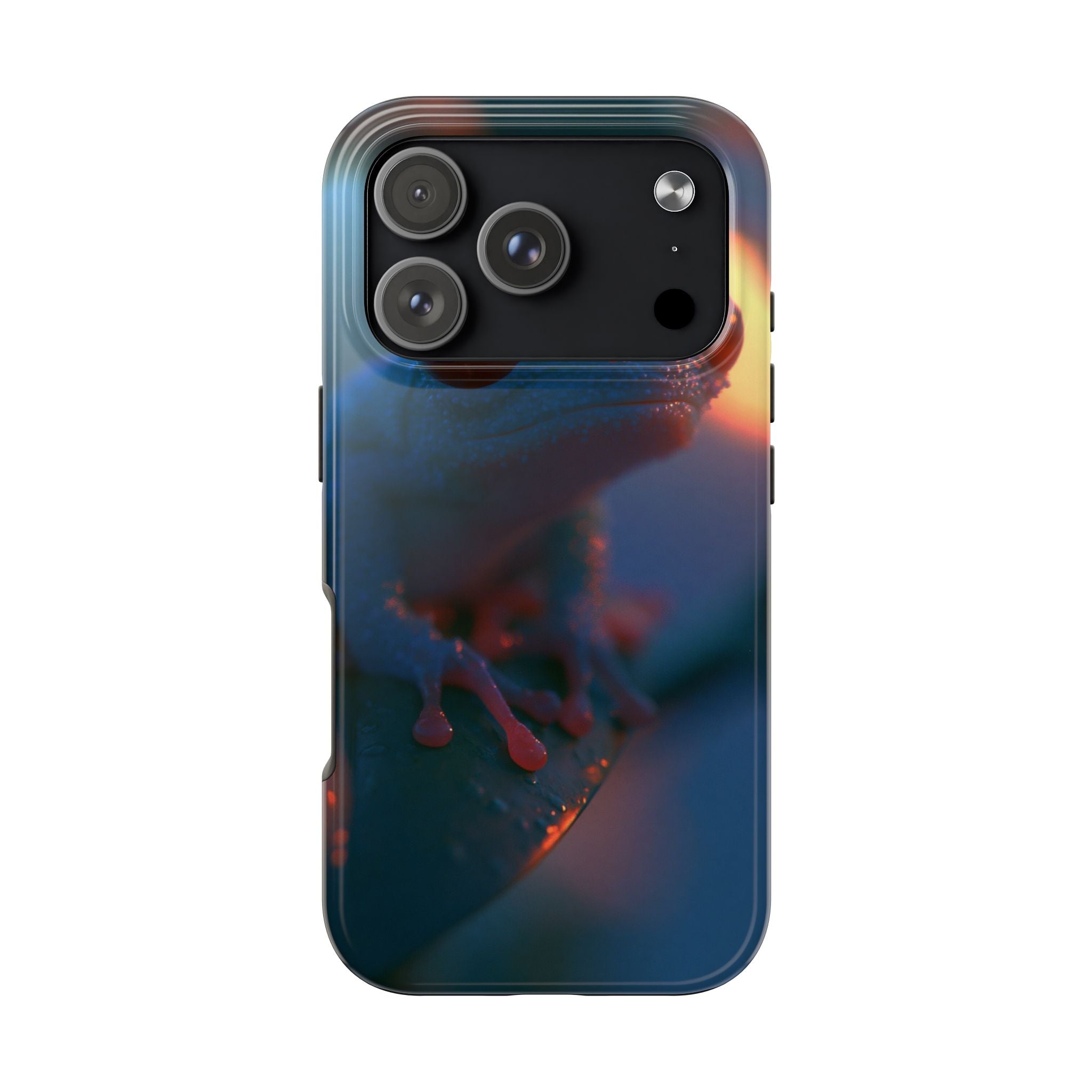 Sunset treefrog phone case
