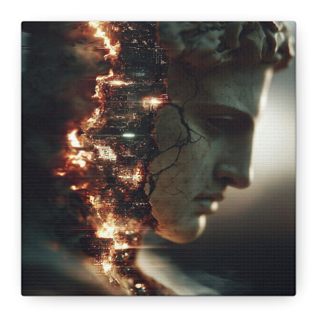 Entropy matte canvas print