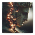 Entropy matte canvas print