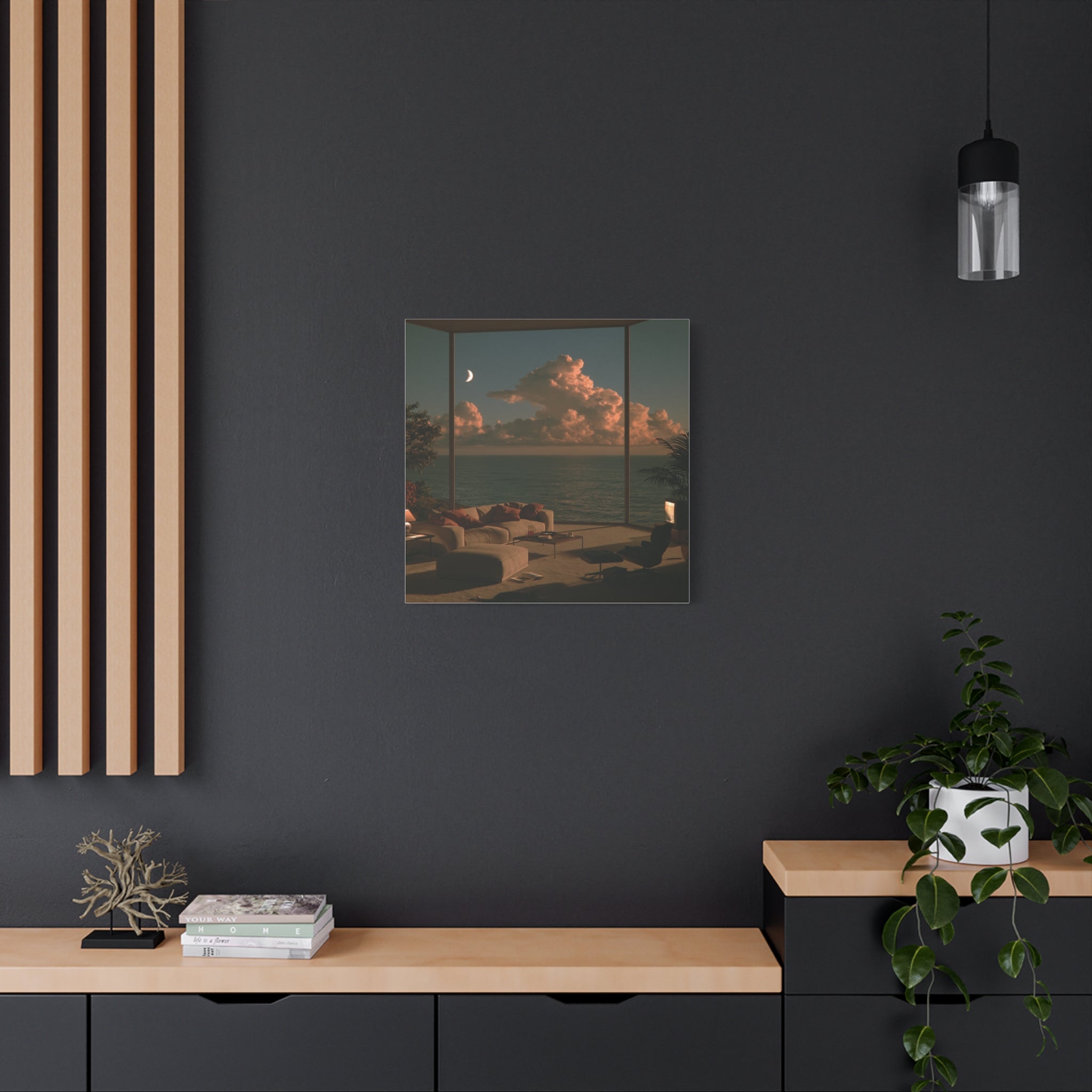 Serenity matte canvas print