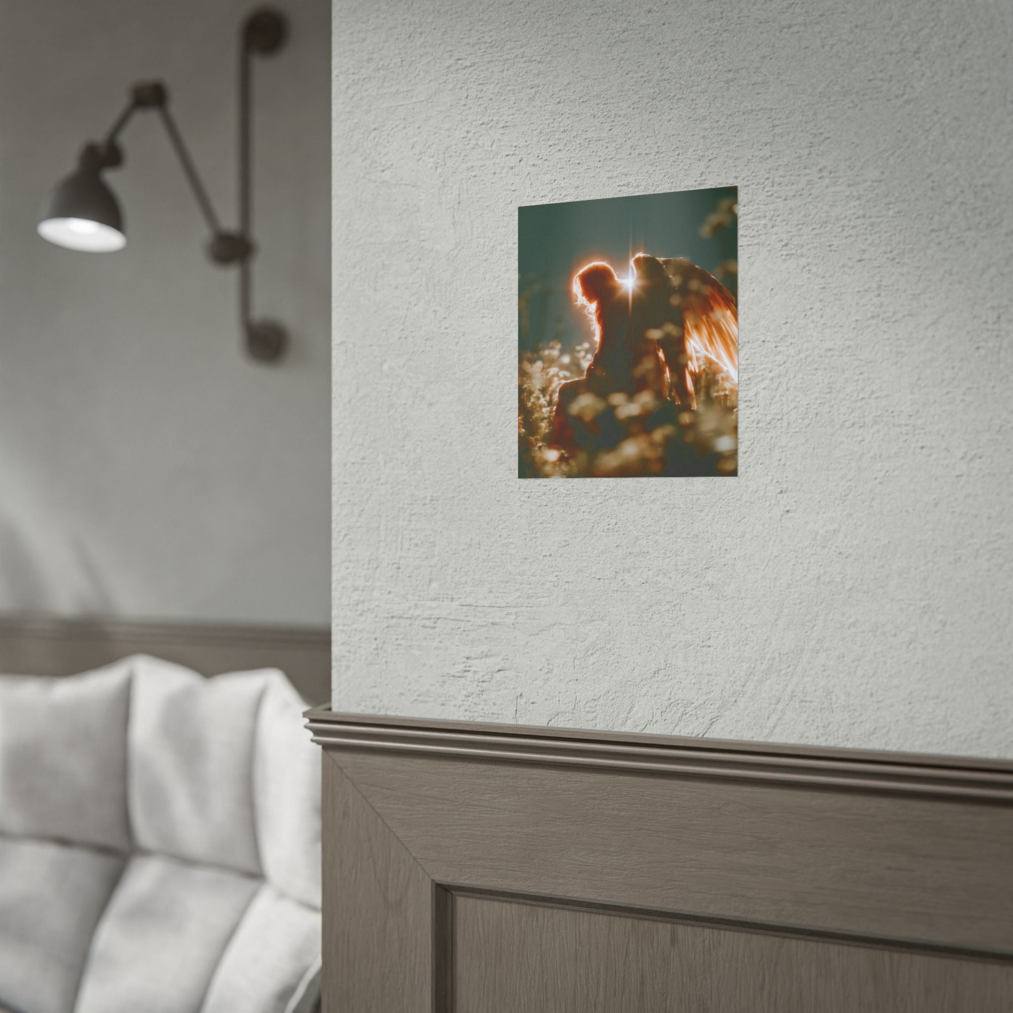 Thoughtful angel poster