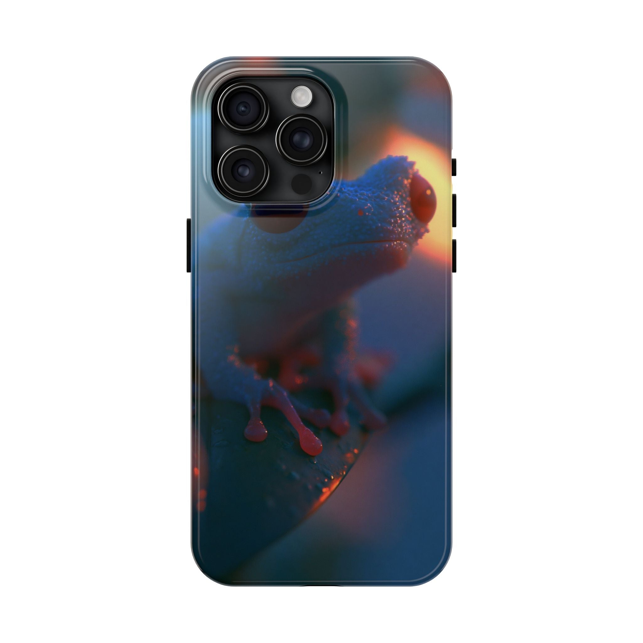Sunset treefrog phone case