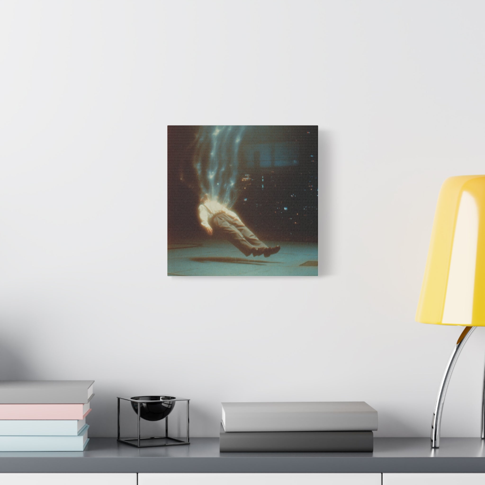 Energy drain matte canvas print