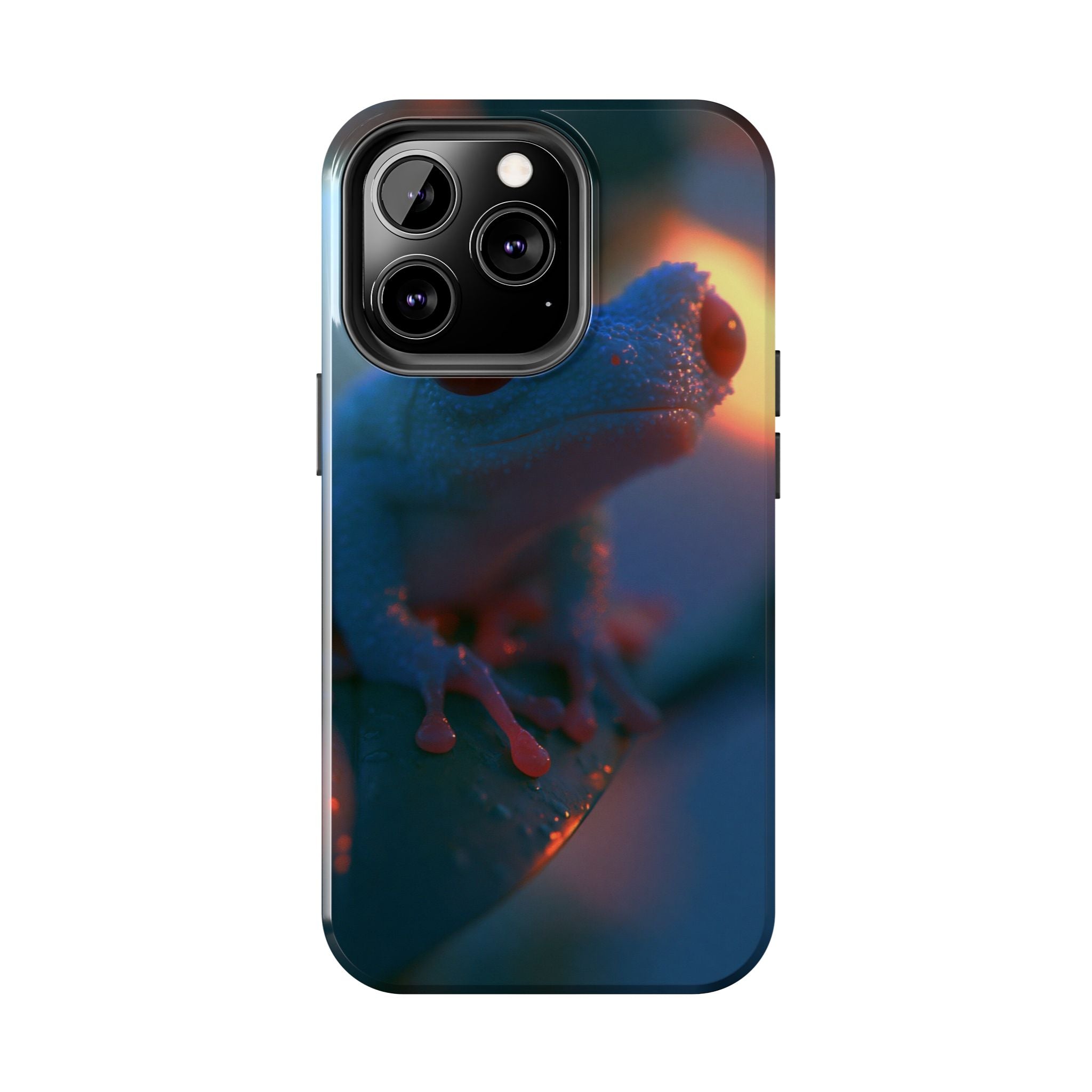 Sunset treefrog phone case