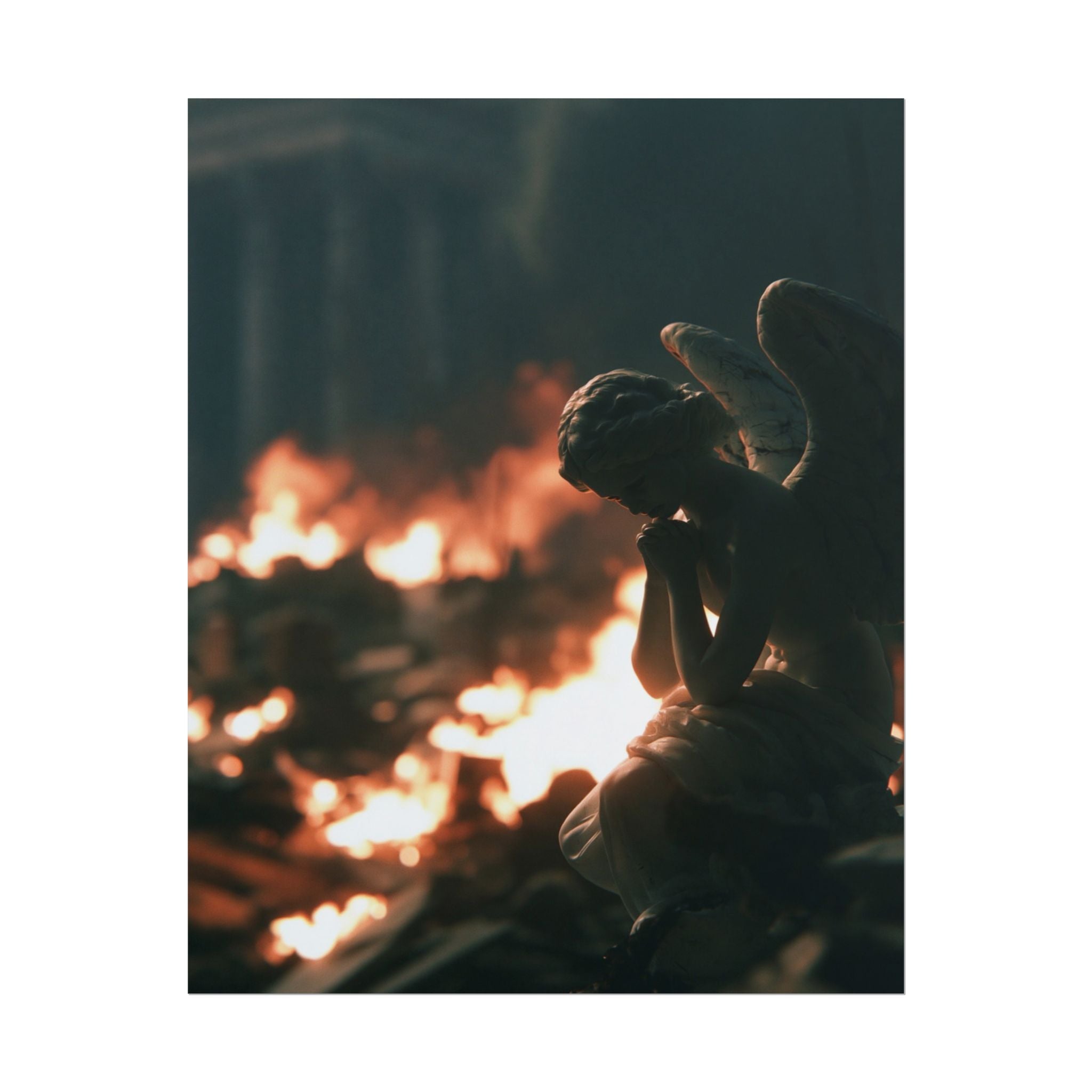 Mourning angel poster