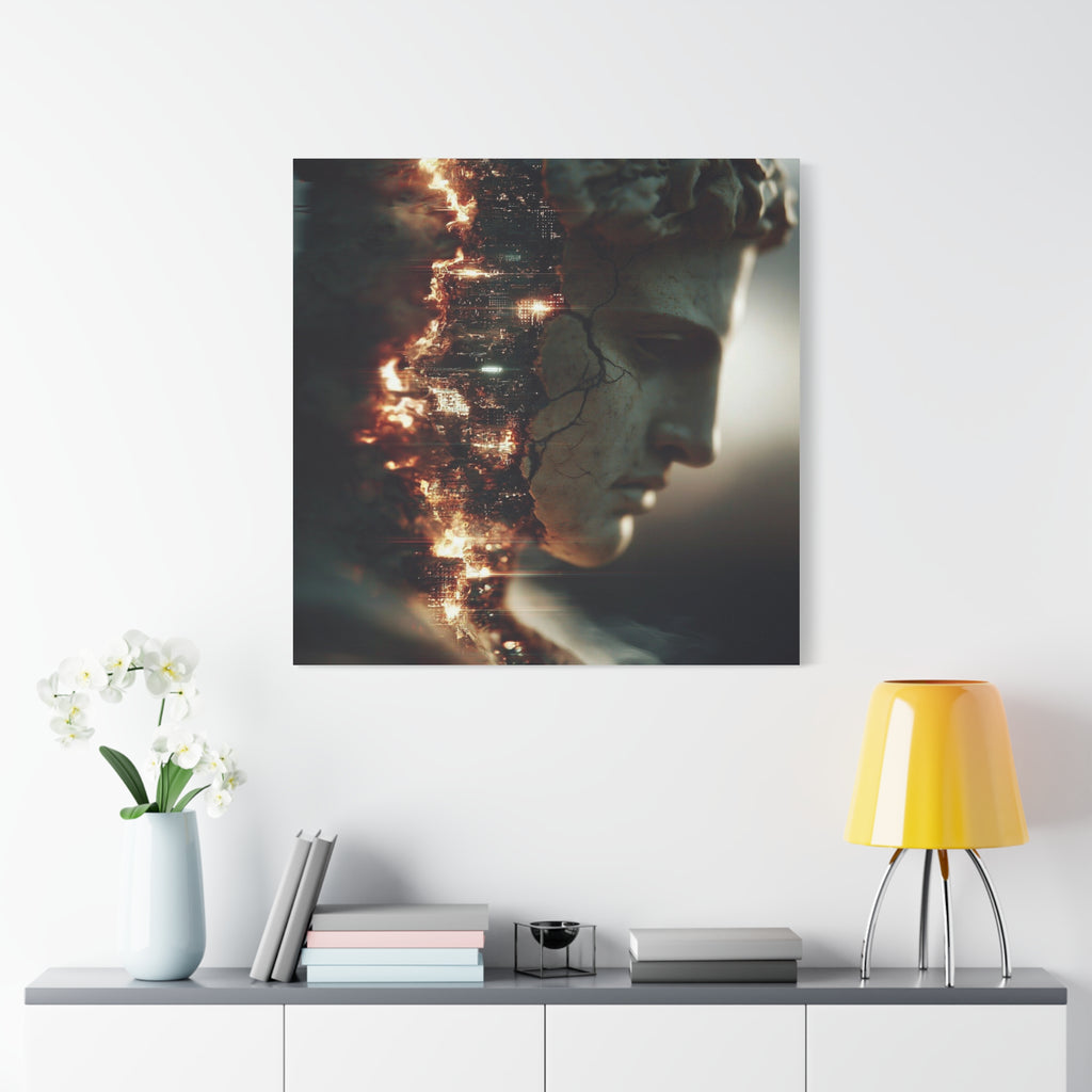 Entropy matte canvas print