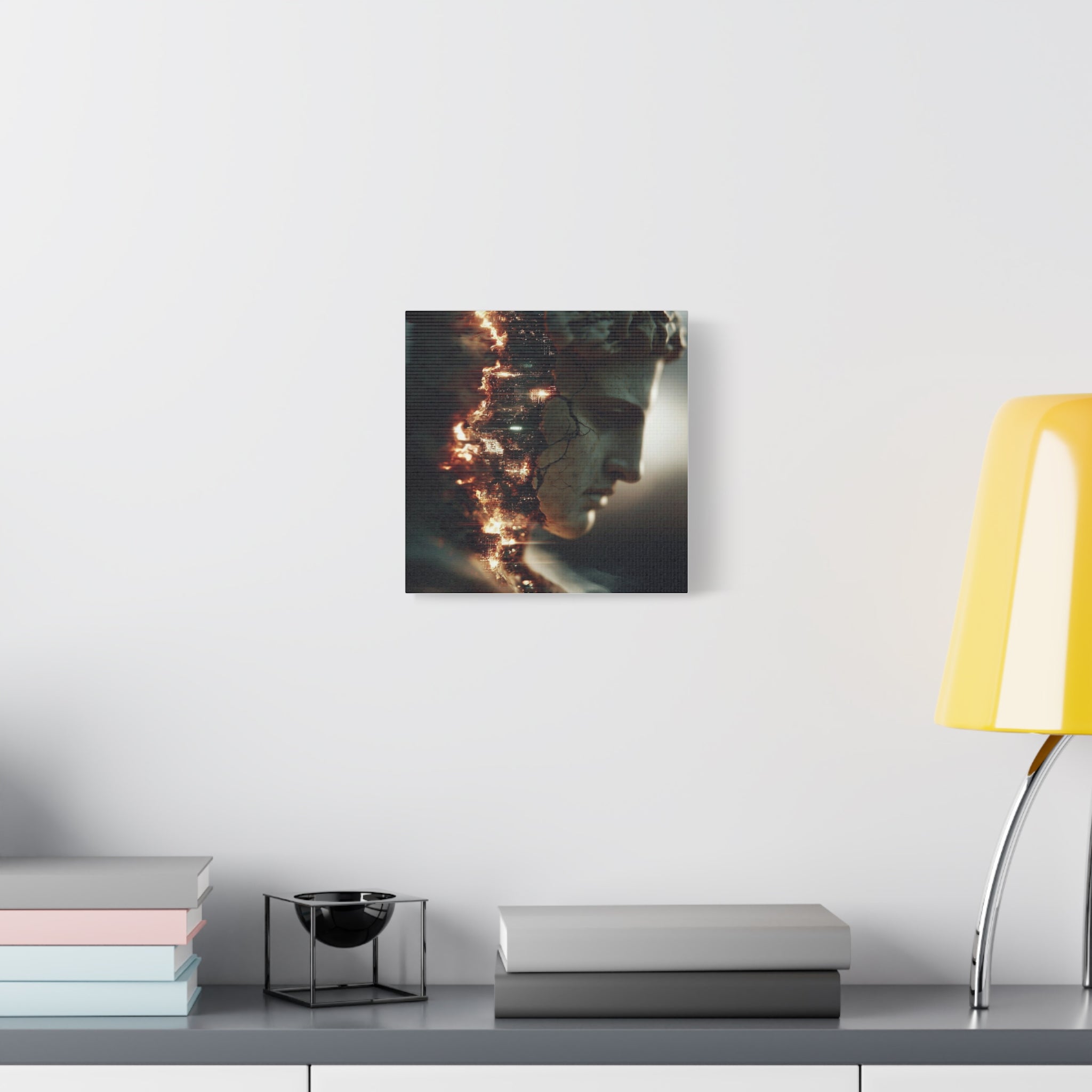Entropy matte canvas print