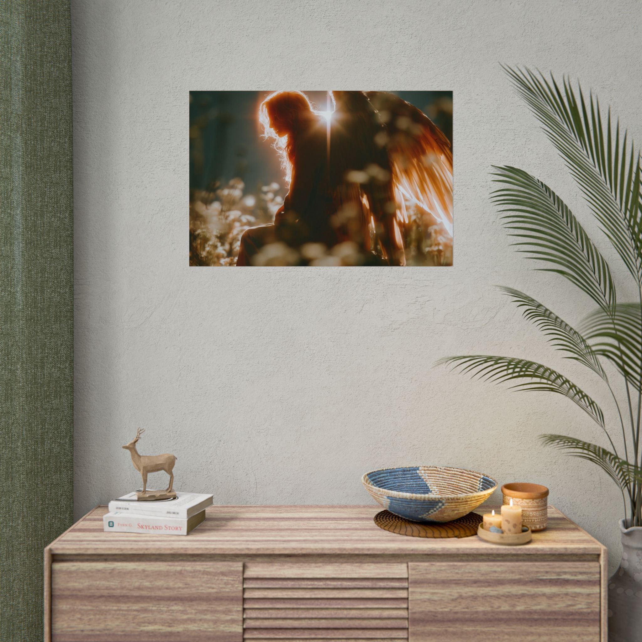 Thoughtful angel poster