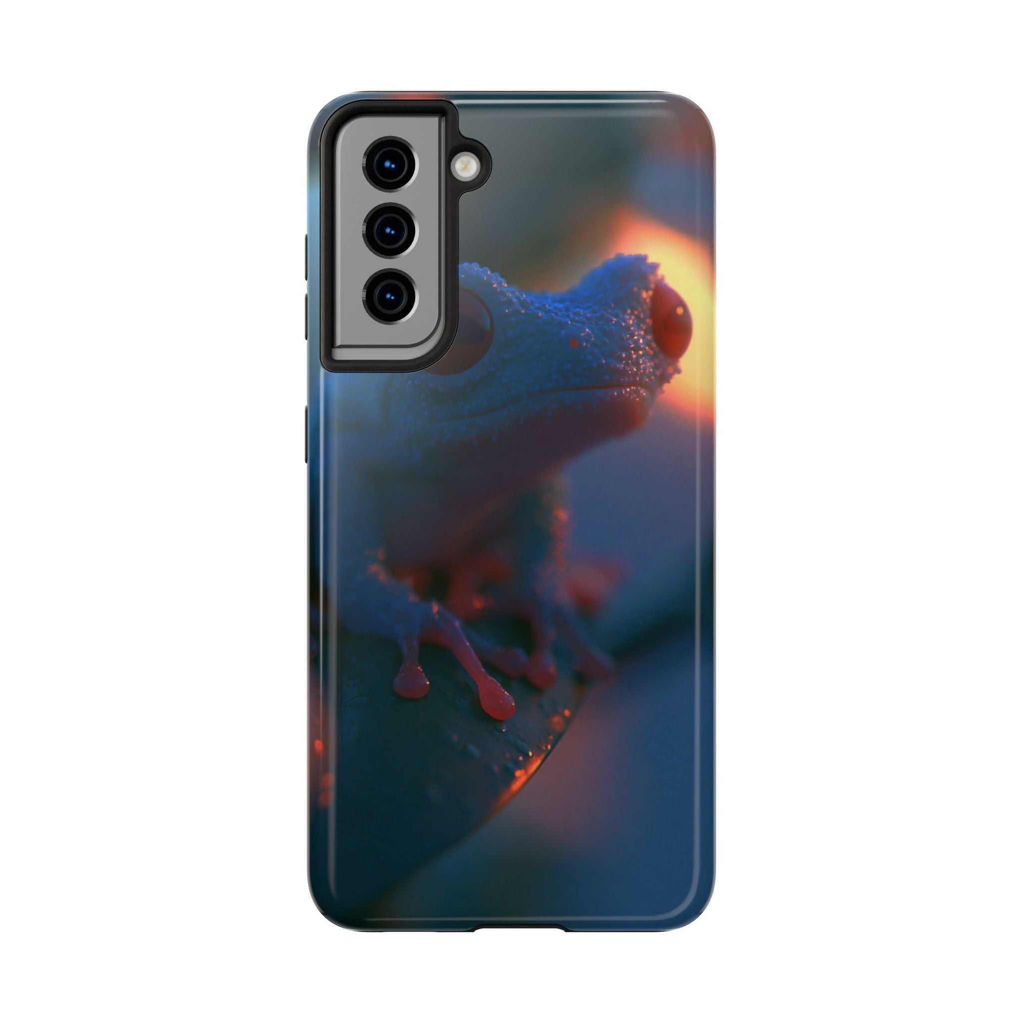 Sunset treefrog phone case
