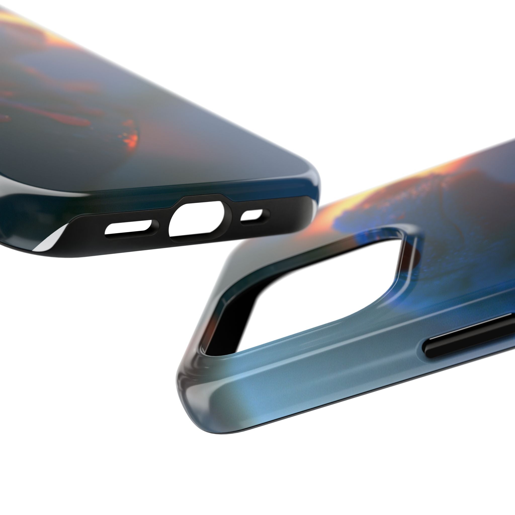Sunset treefrog phone case