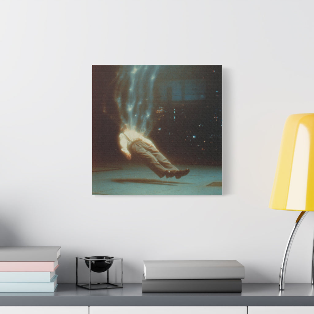 Energy drain matte canvas print