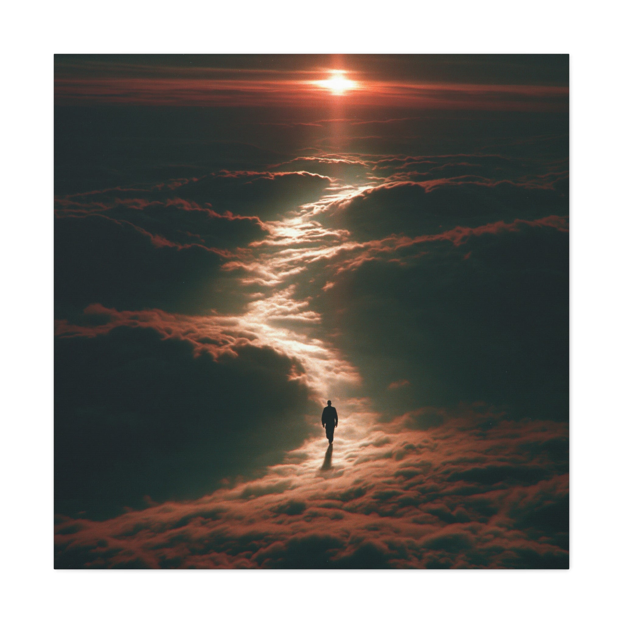 Cloud walker matte canvas print