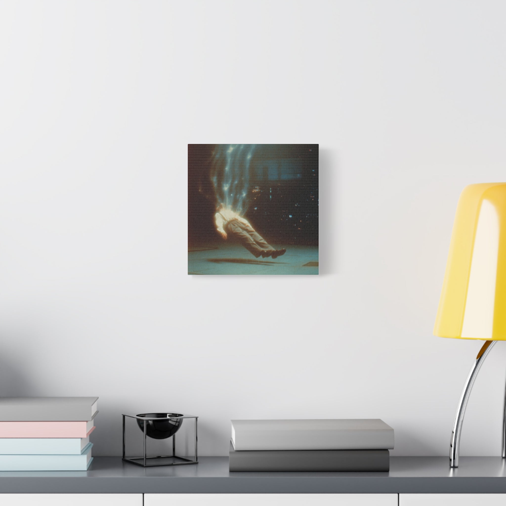 Energy drain matte canvas print