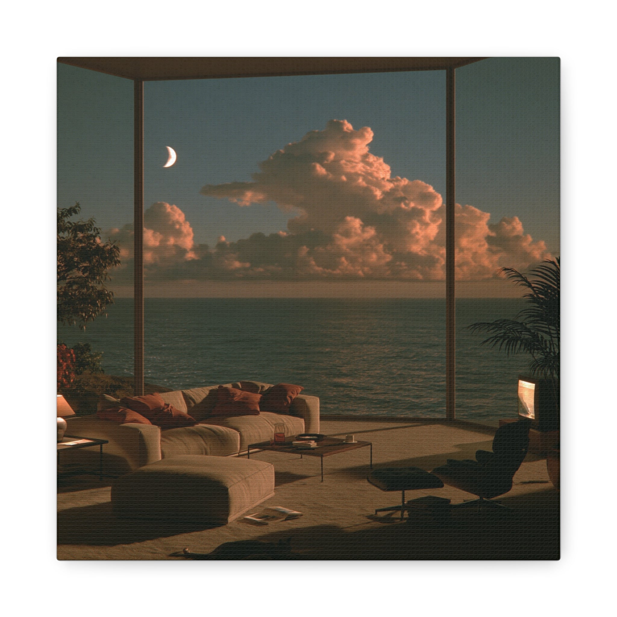 Serenity matte canvas print