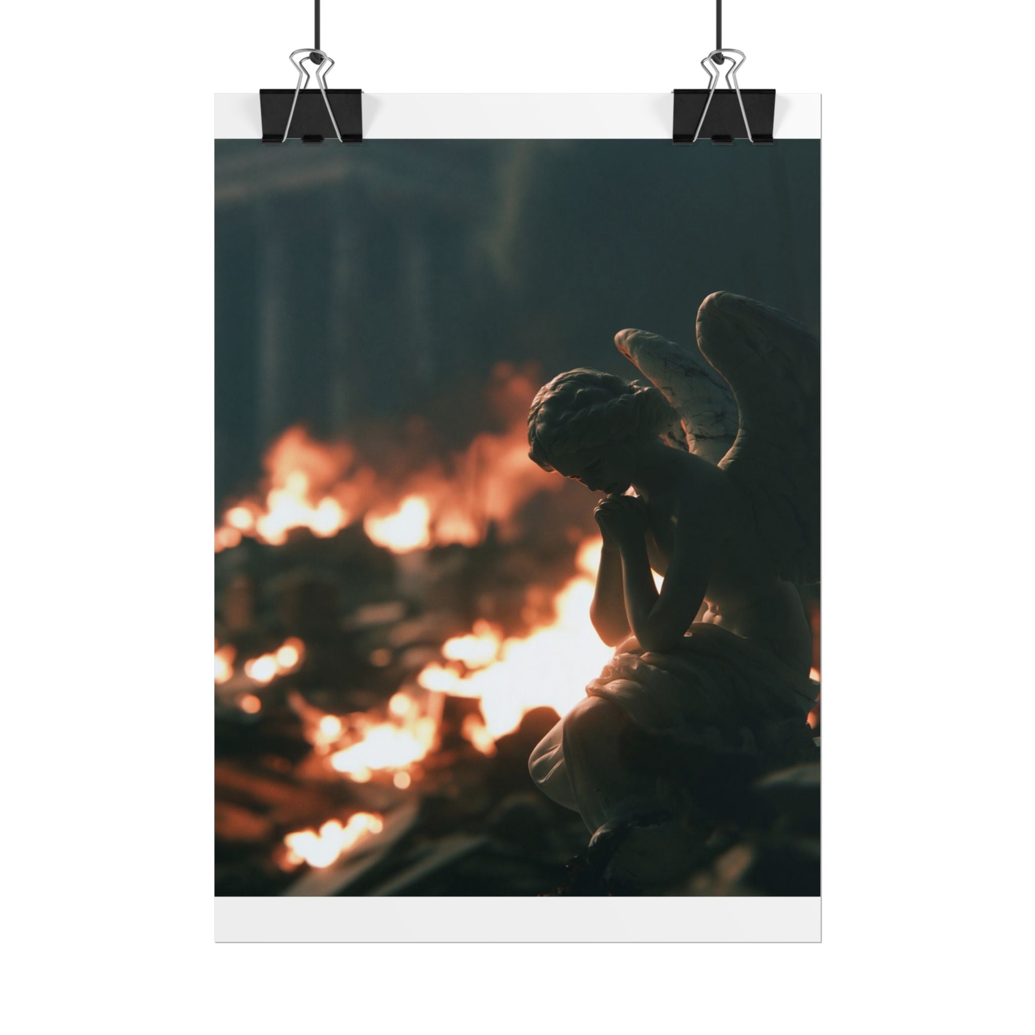 Mourning angel poster