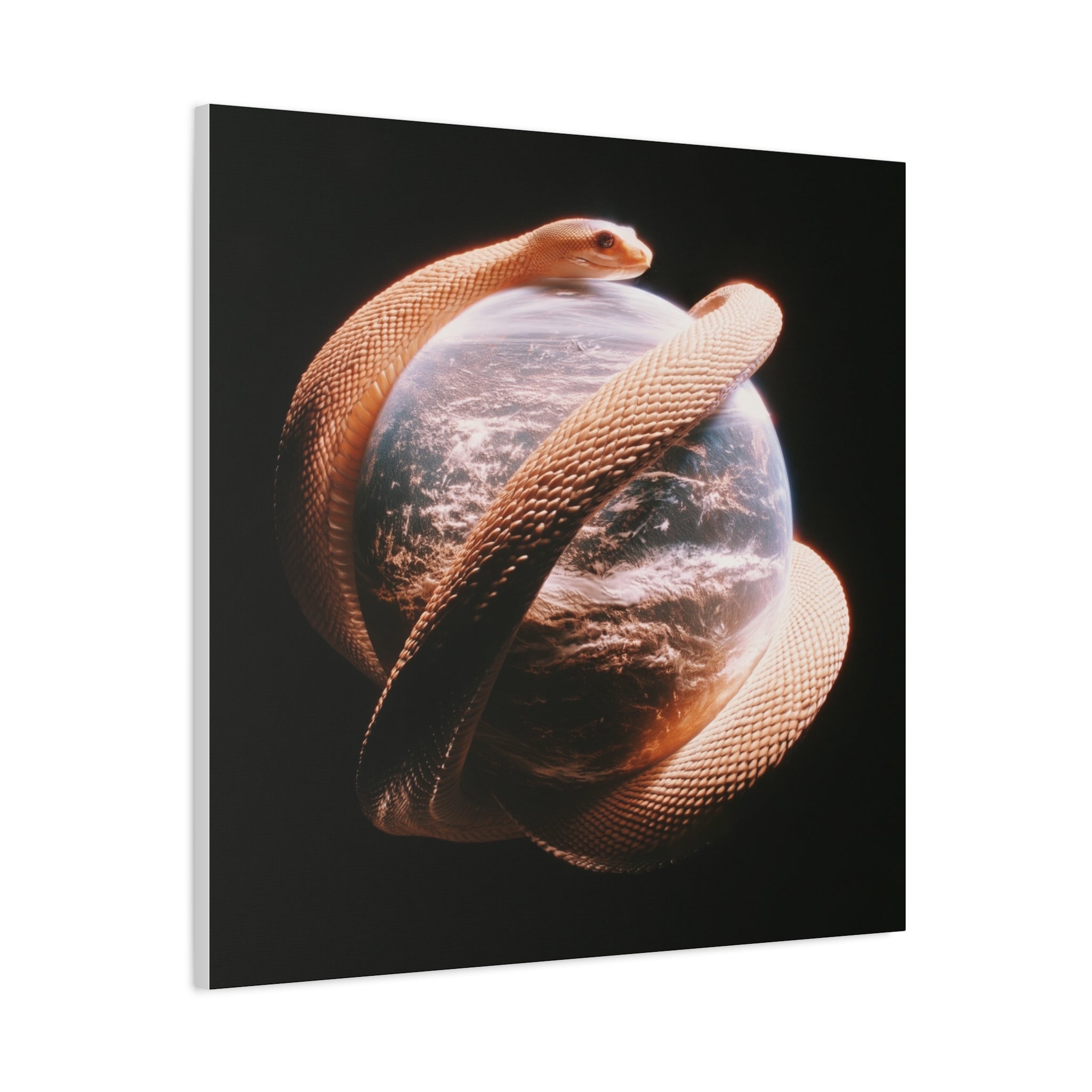 Evil world matte canvas print