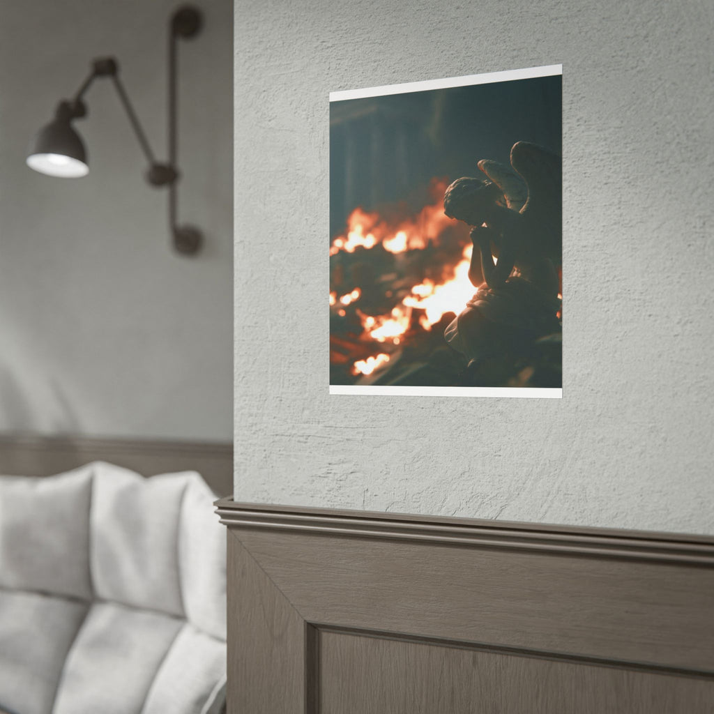 Mourning angel poster
