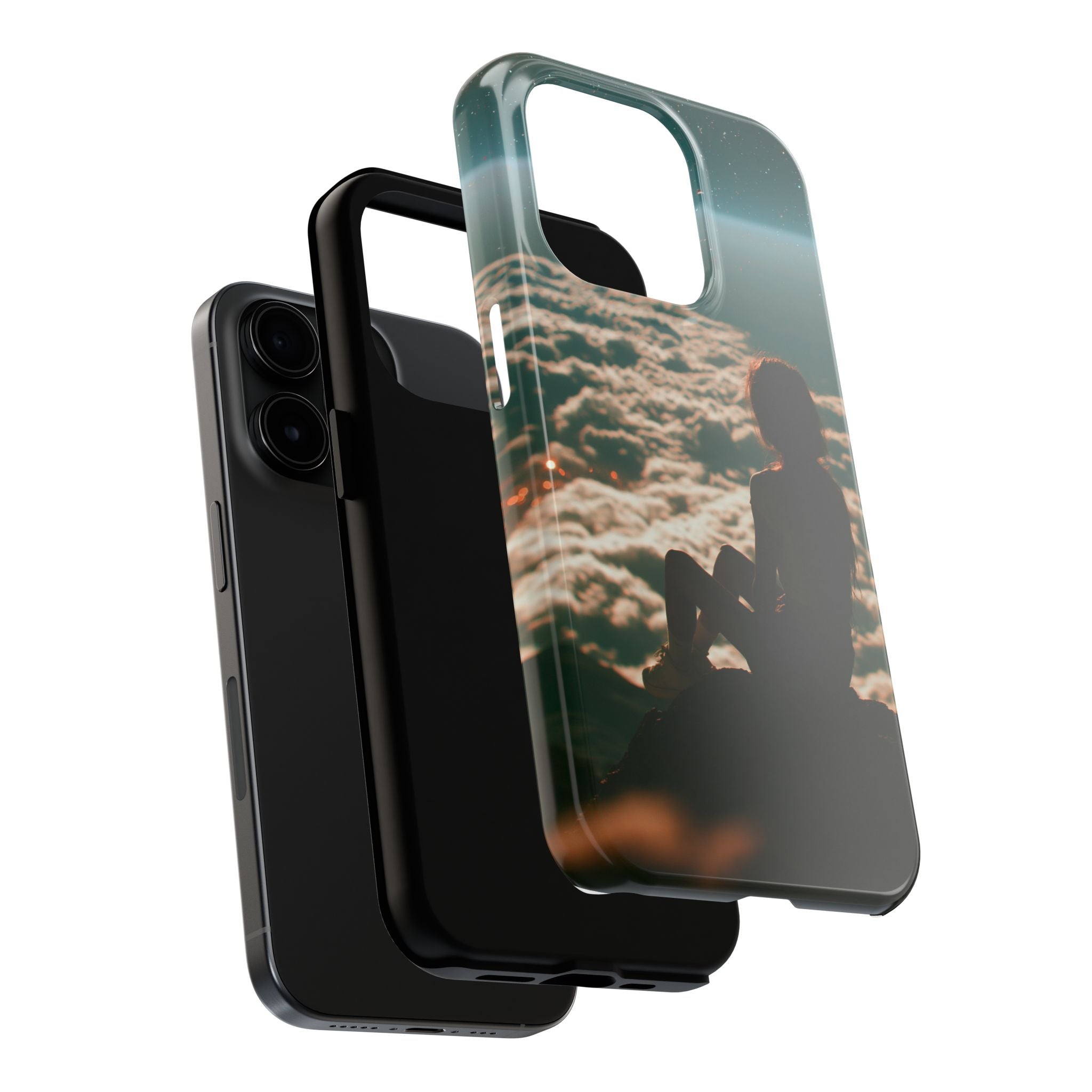 Lonely girl phone case