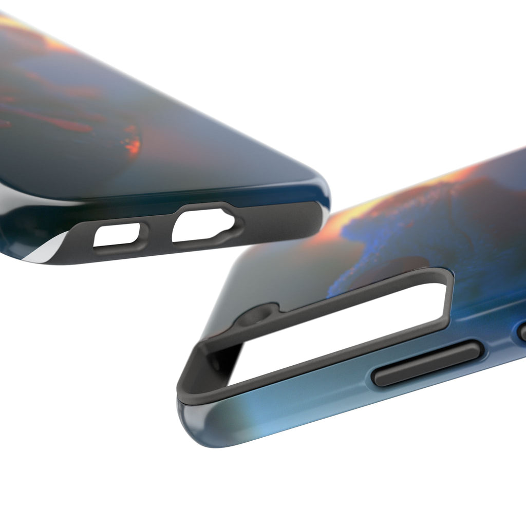 Sunset treefrog phone case