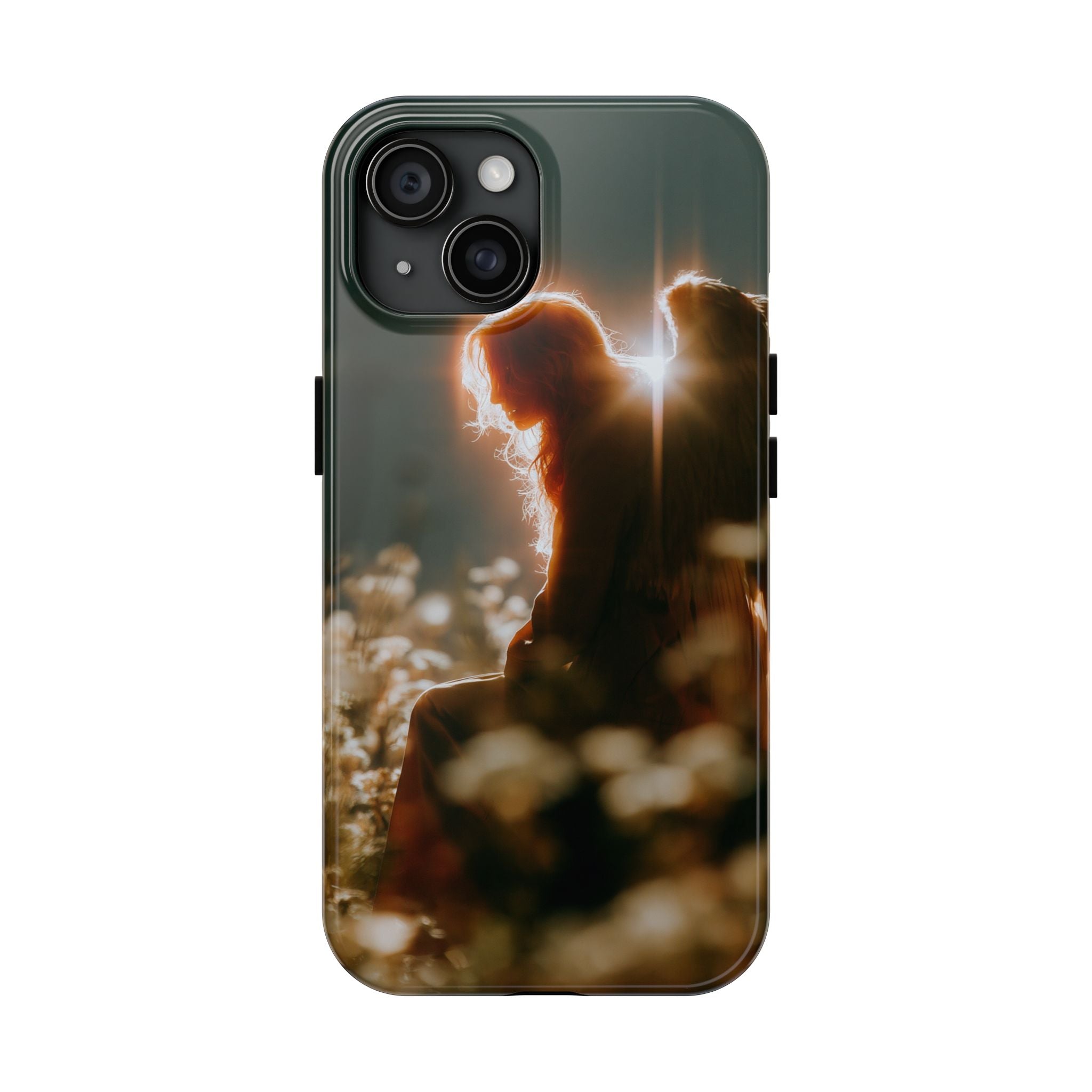 Thoughtful angel phone case