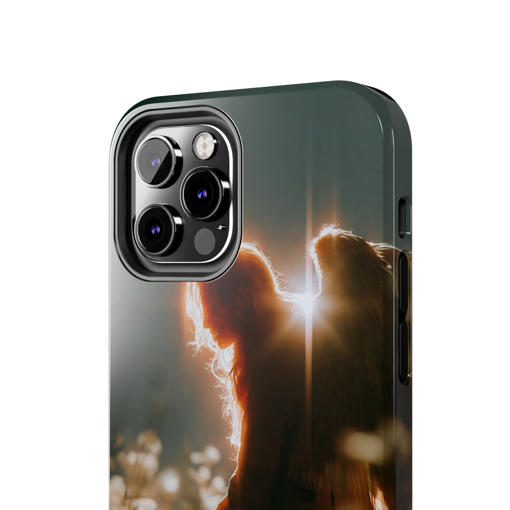 Thoughtful angel phone case