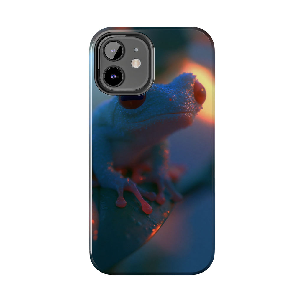 Sunset treefrog phone case