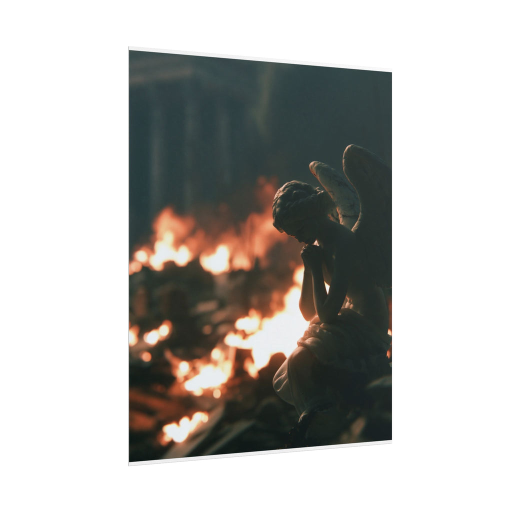 Mourning angel poster