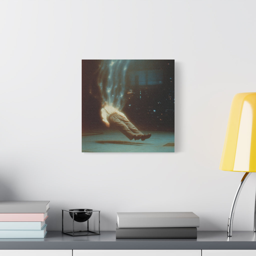 Energy drain matte canvas print