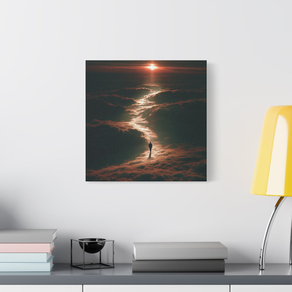 Cloud walker matte canvas print