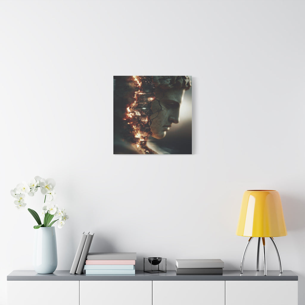 Entropy matte canvas print