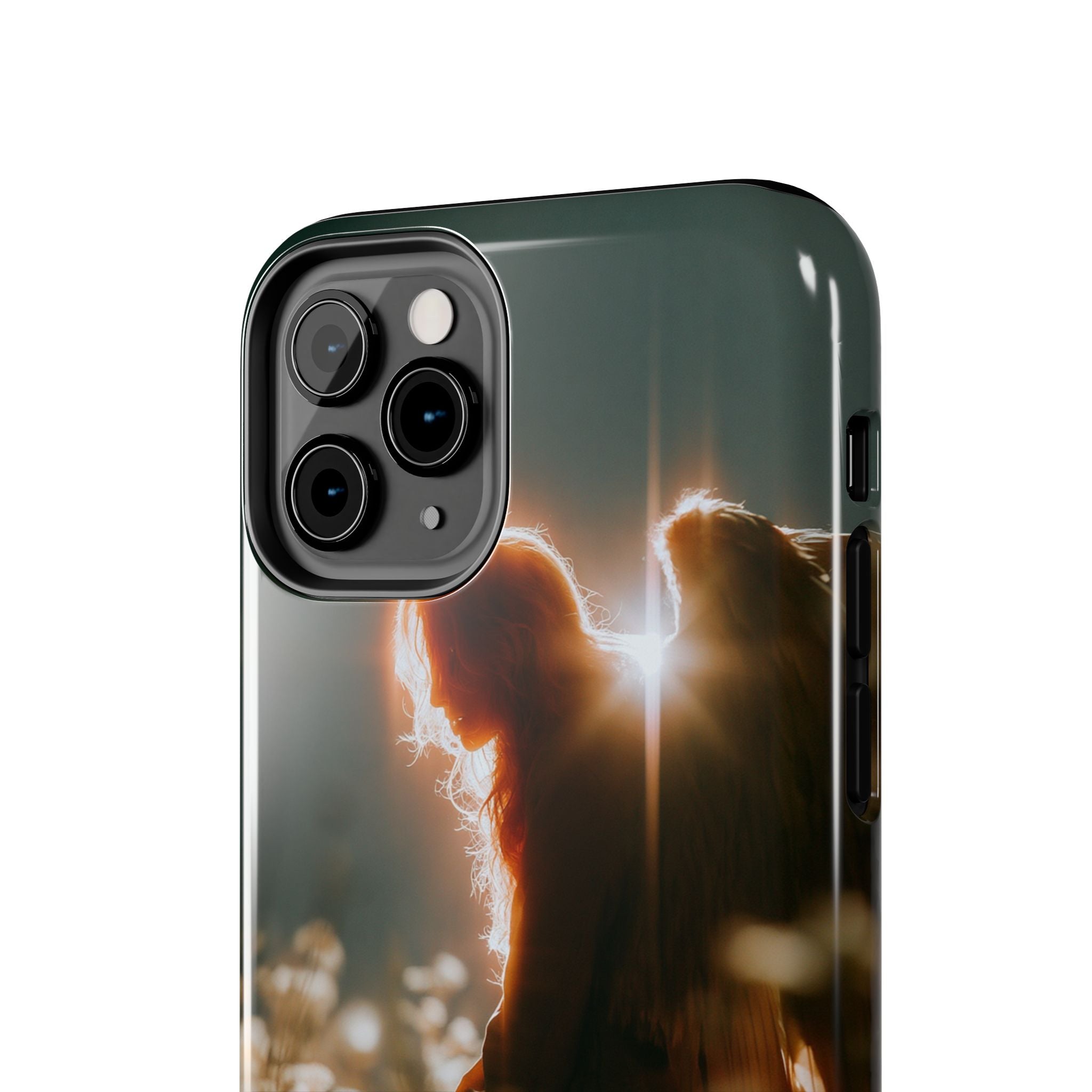 Thoughtful angel phone case