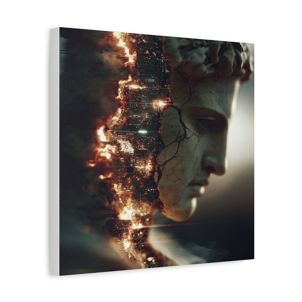 Entropy matte canvas print