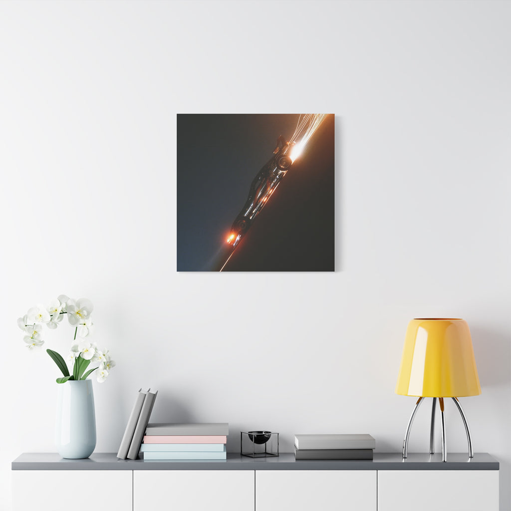 Speed matte canvas print