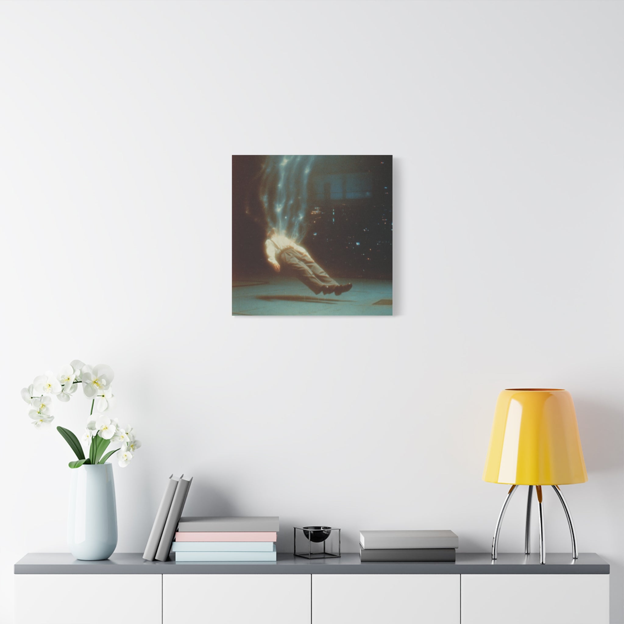 Energy drain matte canvas print