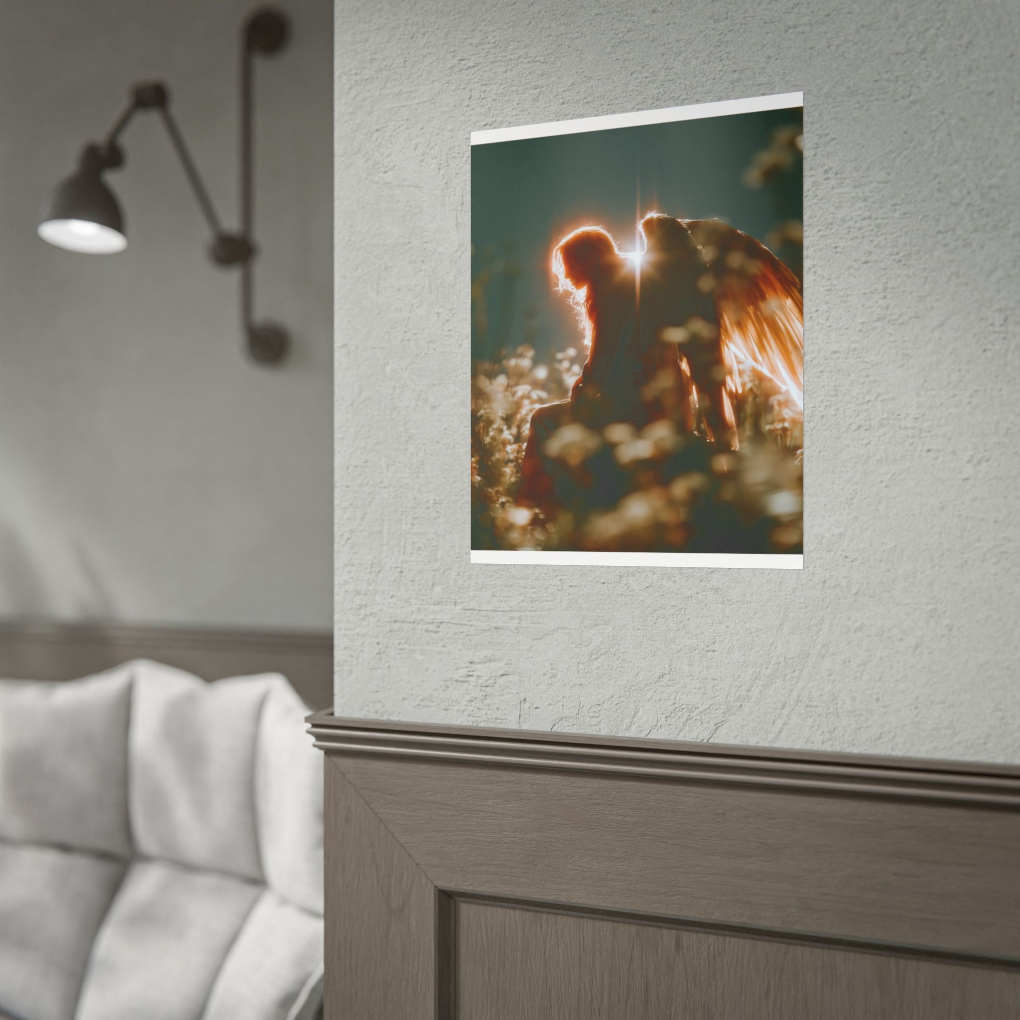 Thoughtful angel poster
