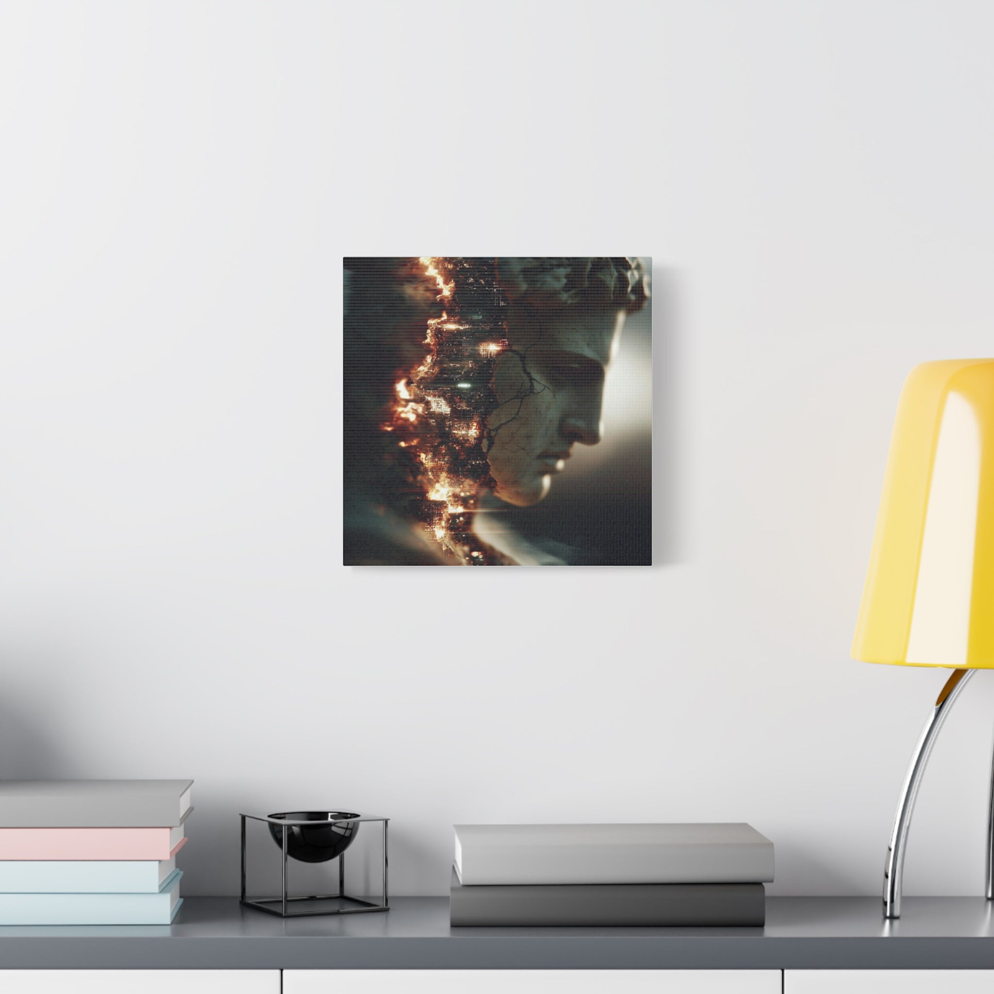 Entropy matte canvas print