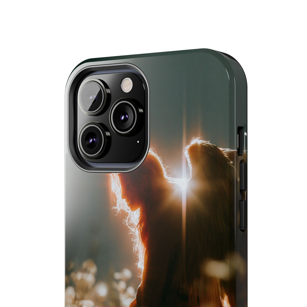 Thoughtful angel phone case