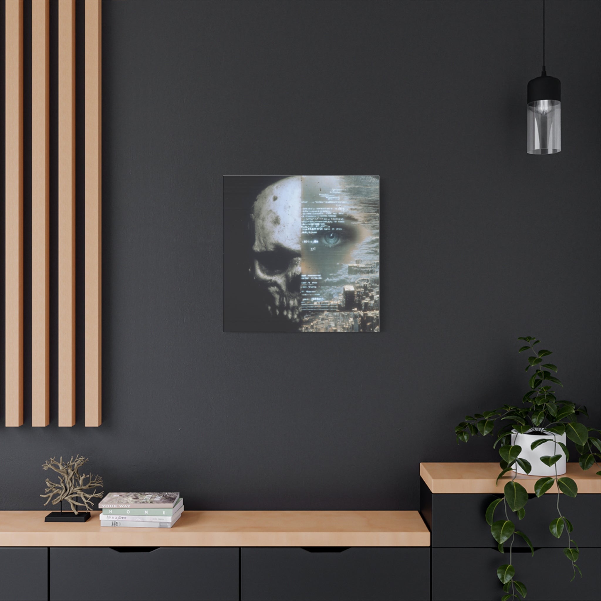 Dichotomy matte Canvas print