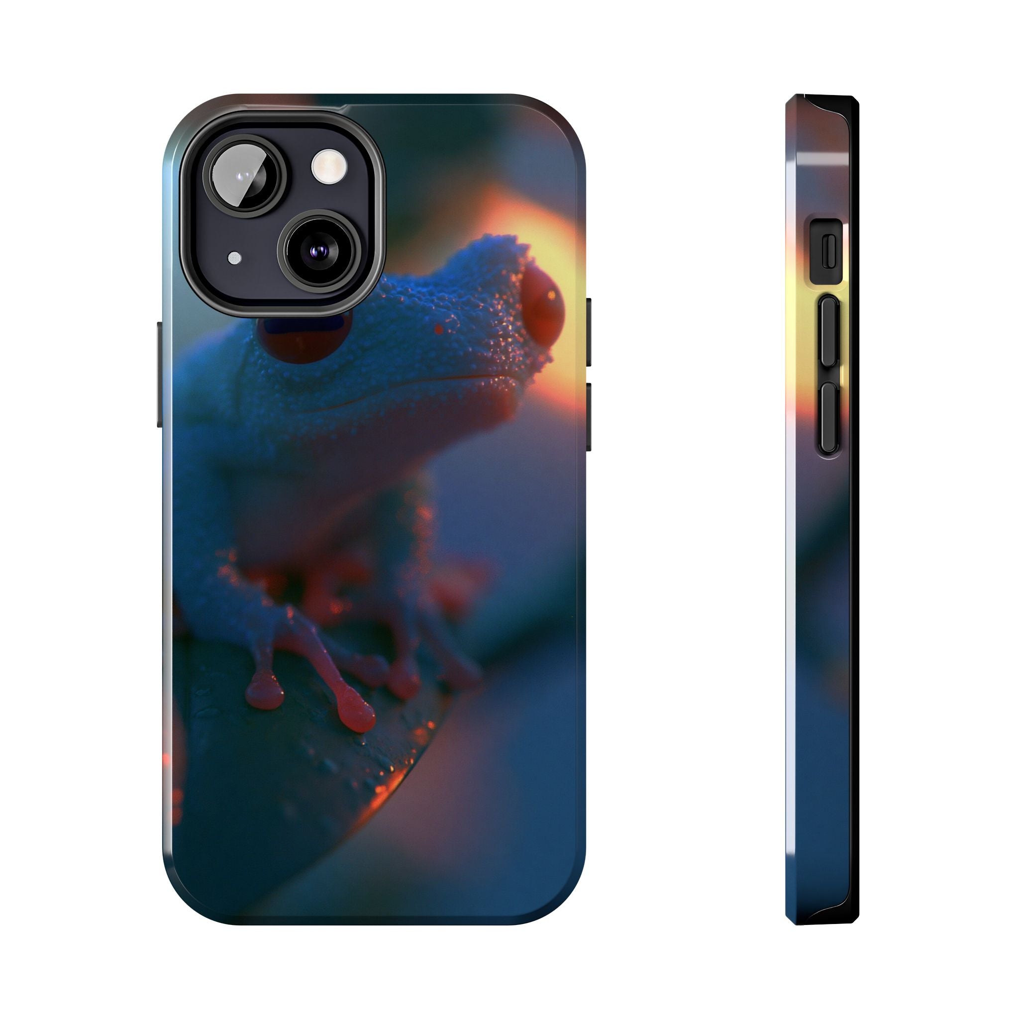 Sunset treefrog phone case